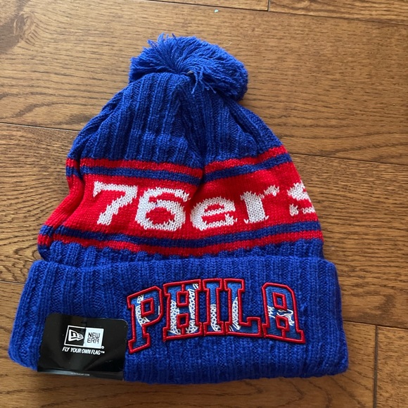 PRICE IS FIRM Brand new Philadelphia 76ers beanie 75th Anniversary - Picture 1 of 1